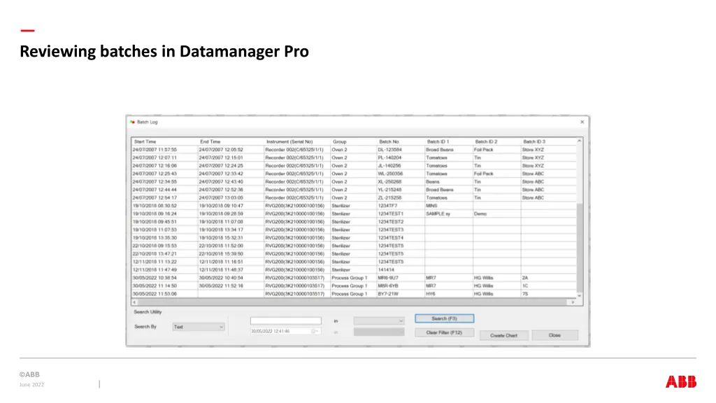 reviewing batches in datamanager pro 1