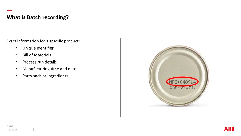what is batch recording