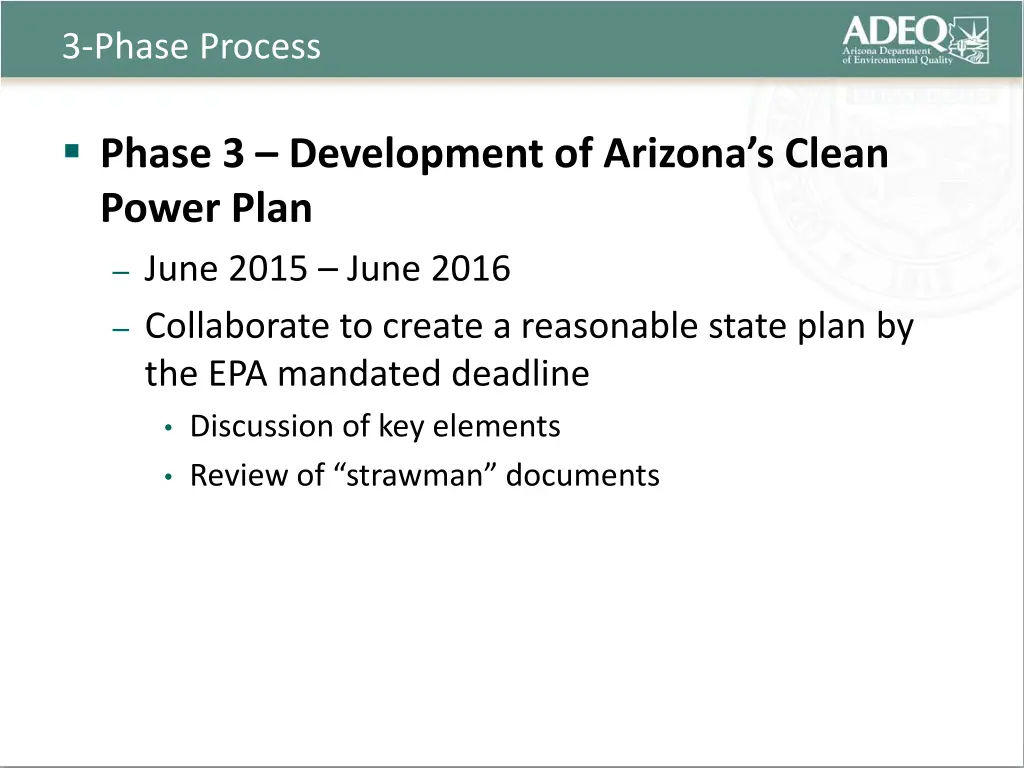 3 phase process 1