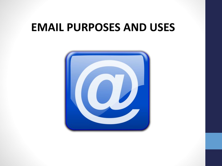 email purposes and uses