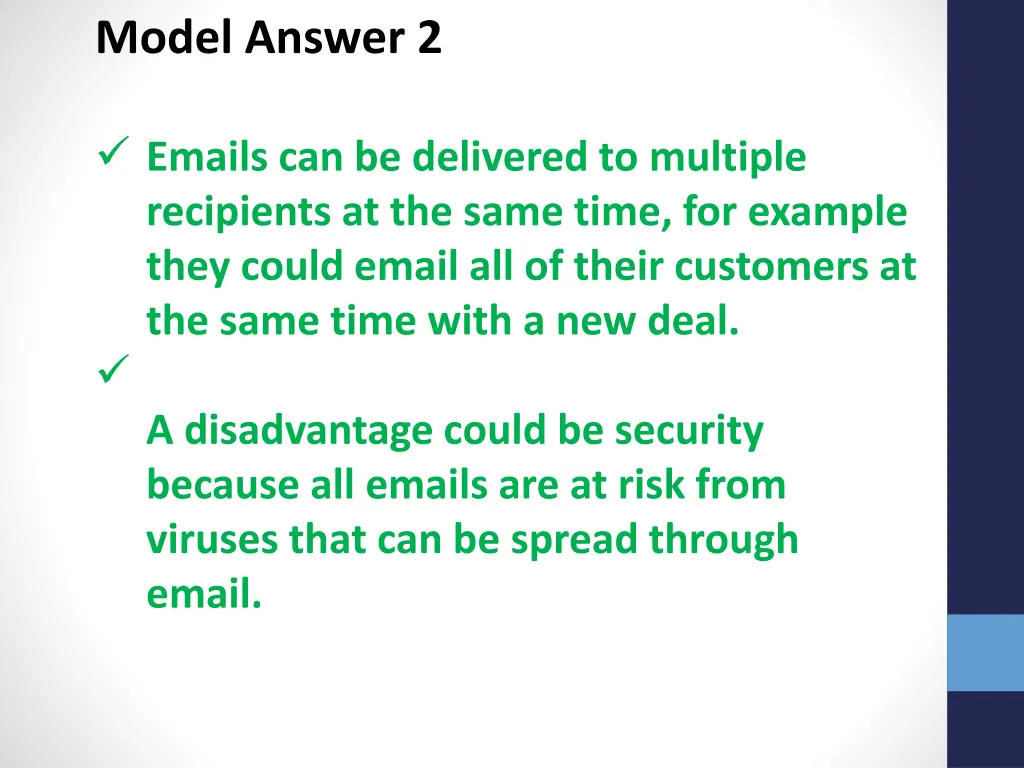 model answer 2
