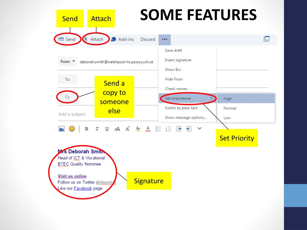 some features
