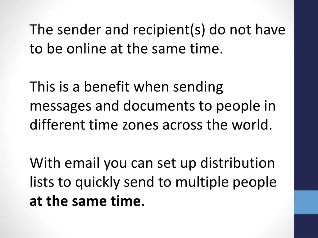 the sender and recipient s do not have