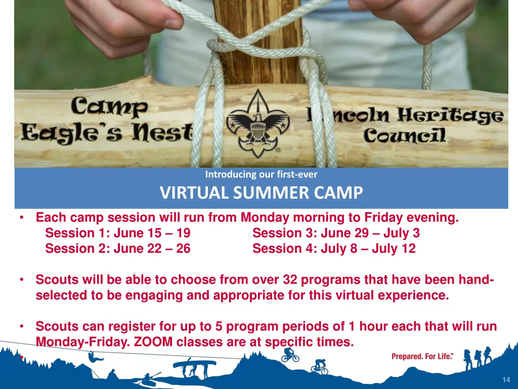 introducing our first ever virtual summer camp