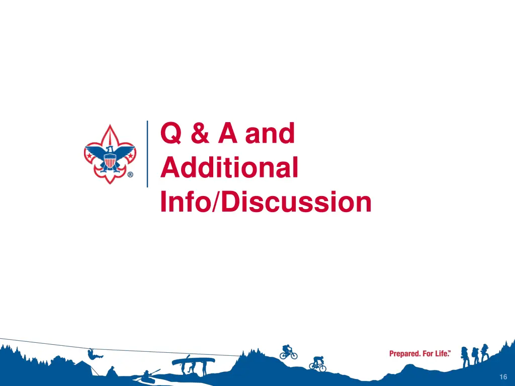 q a and additional info discussion