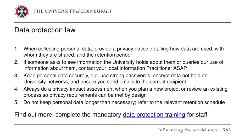 data protection law