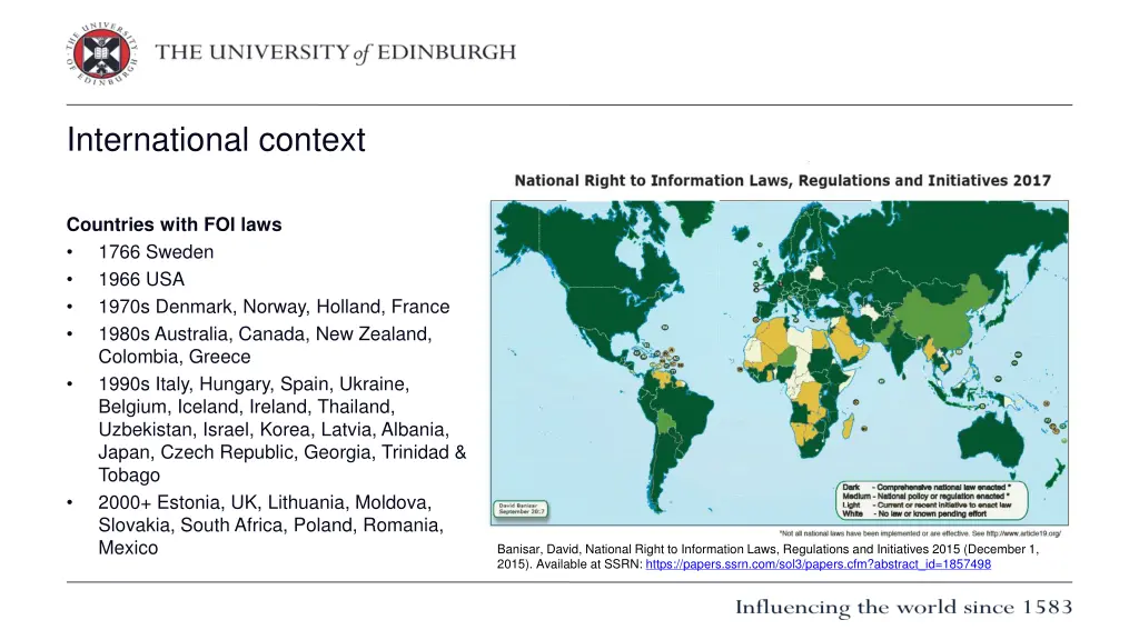 international context