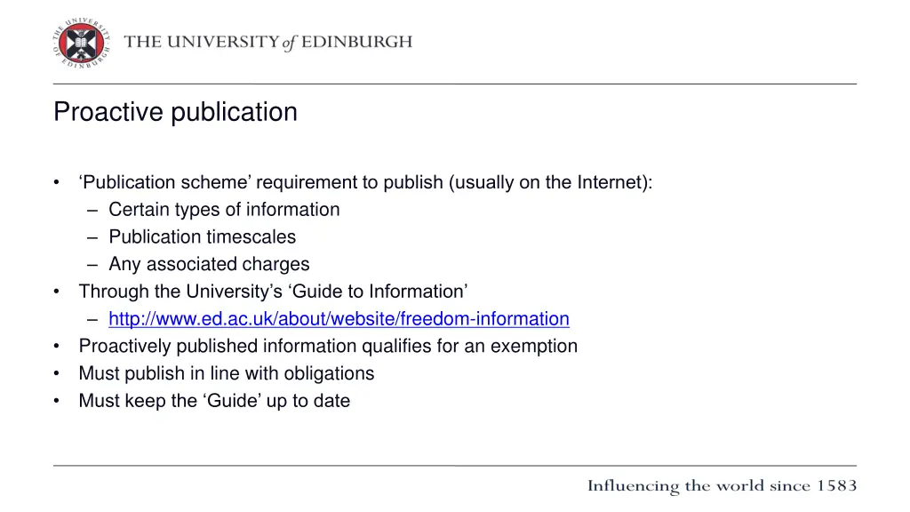 proactive publication