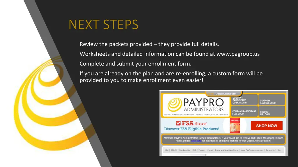 next steps