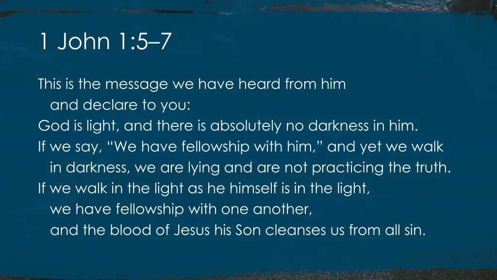 1 john 1 5 7