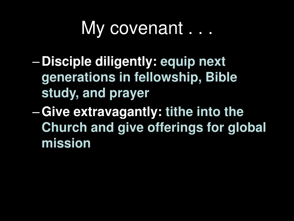 my covenant 3