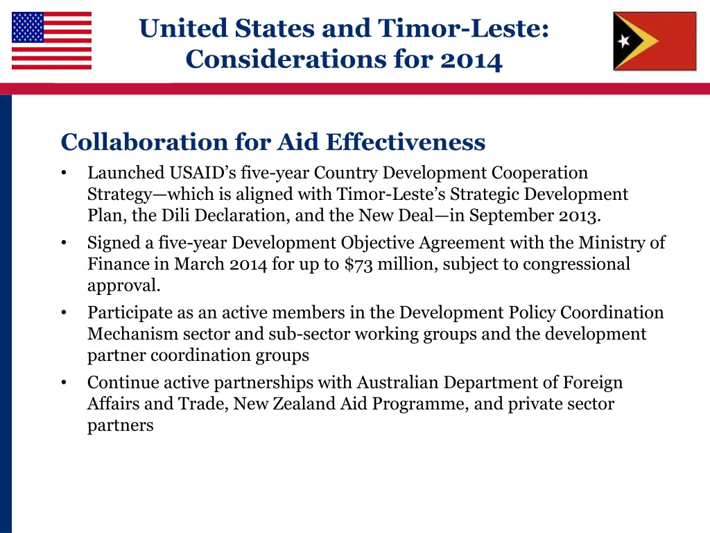 united states and timor leste considerations 1