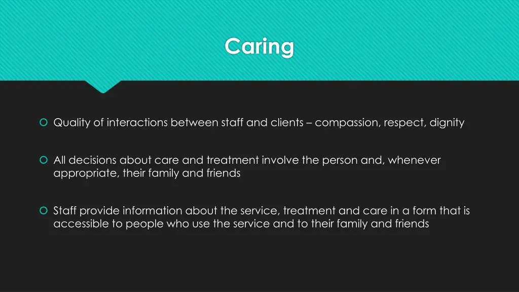 caring