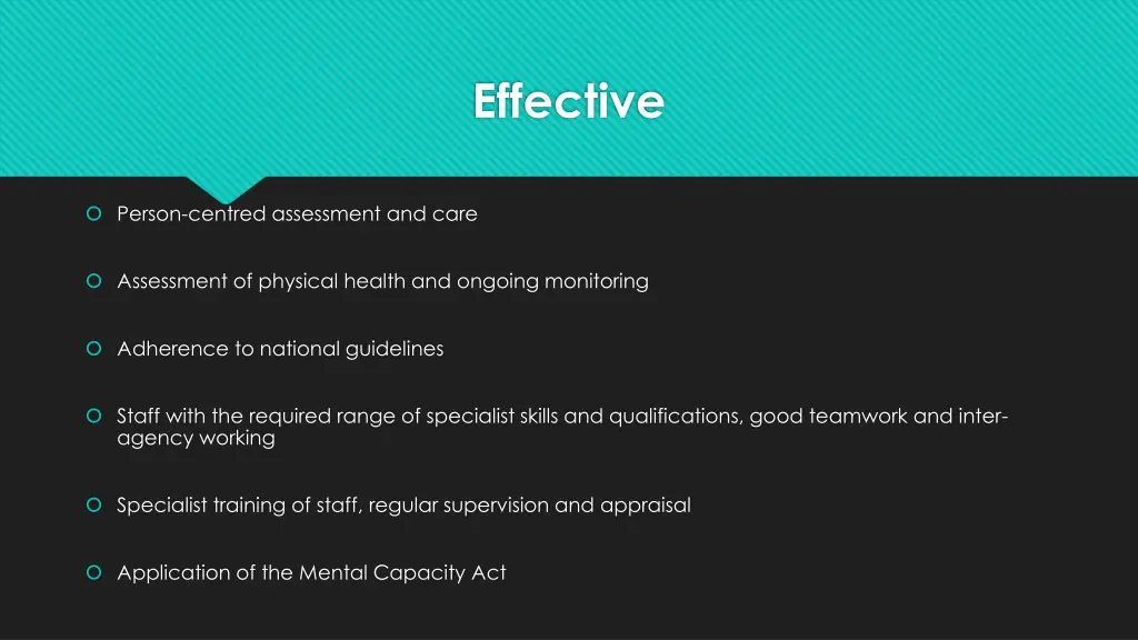 effective