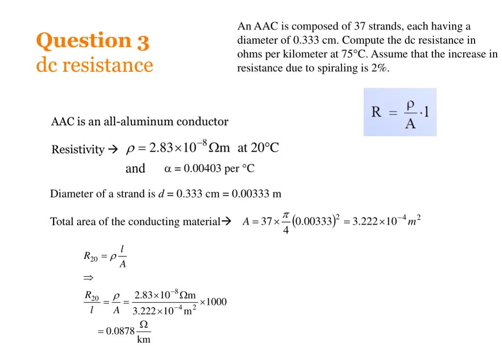 an aac is composed of 37 strands each having