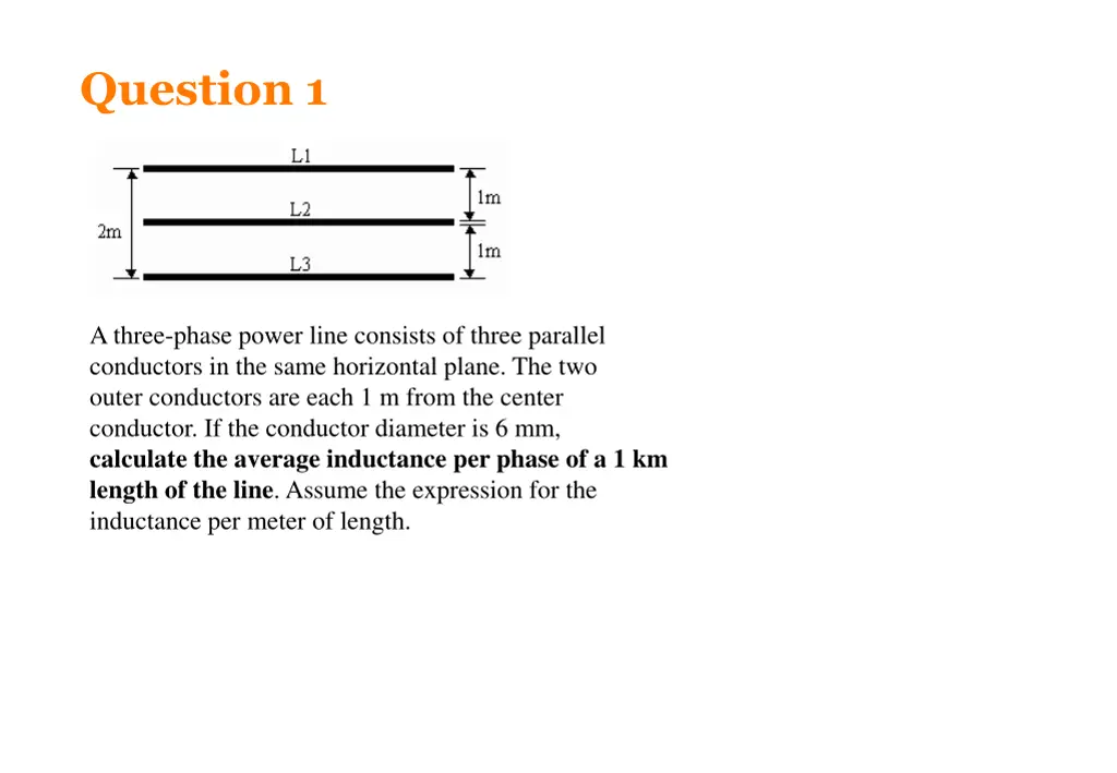 question 1