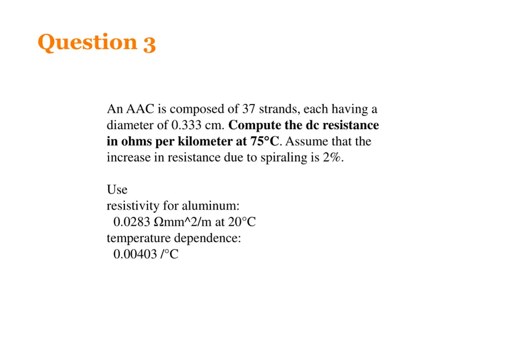 question 3