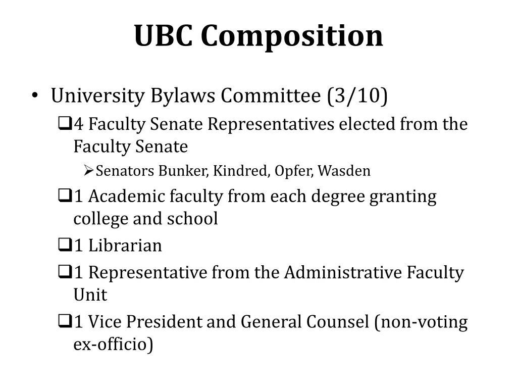 ubc composition