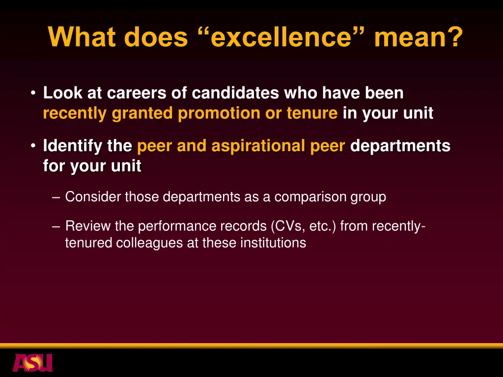 what does excellence mean