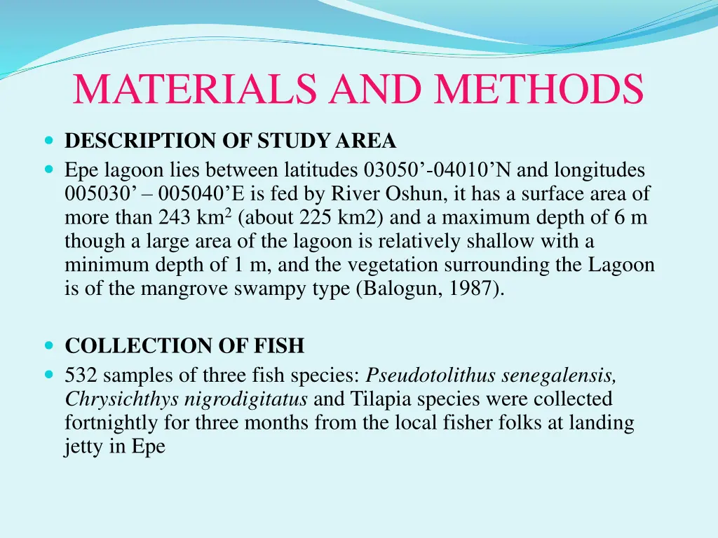 materials and methods