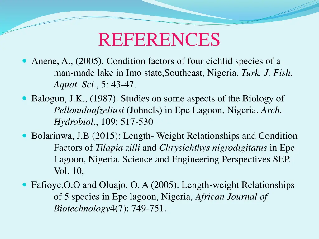 references