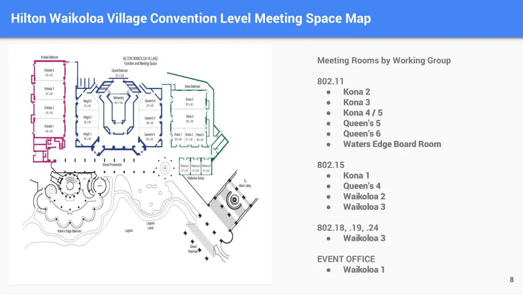 hilton waikoloa village convention level meeting