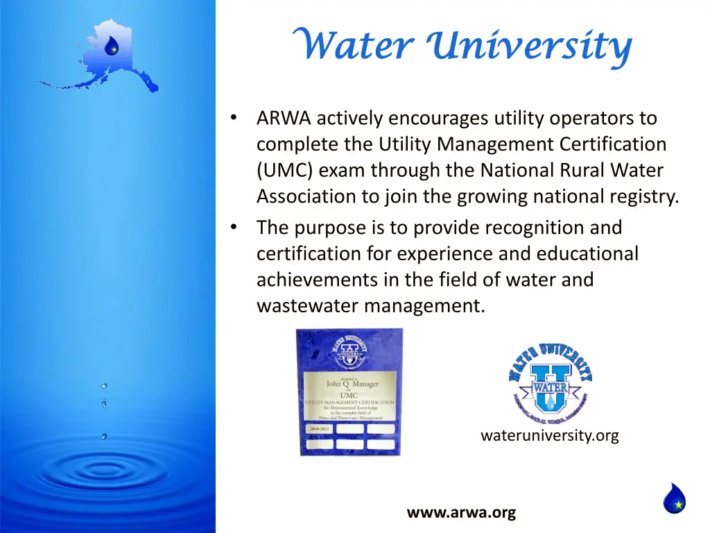 water university water university