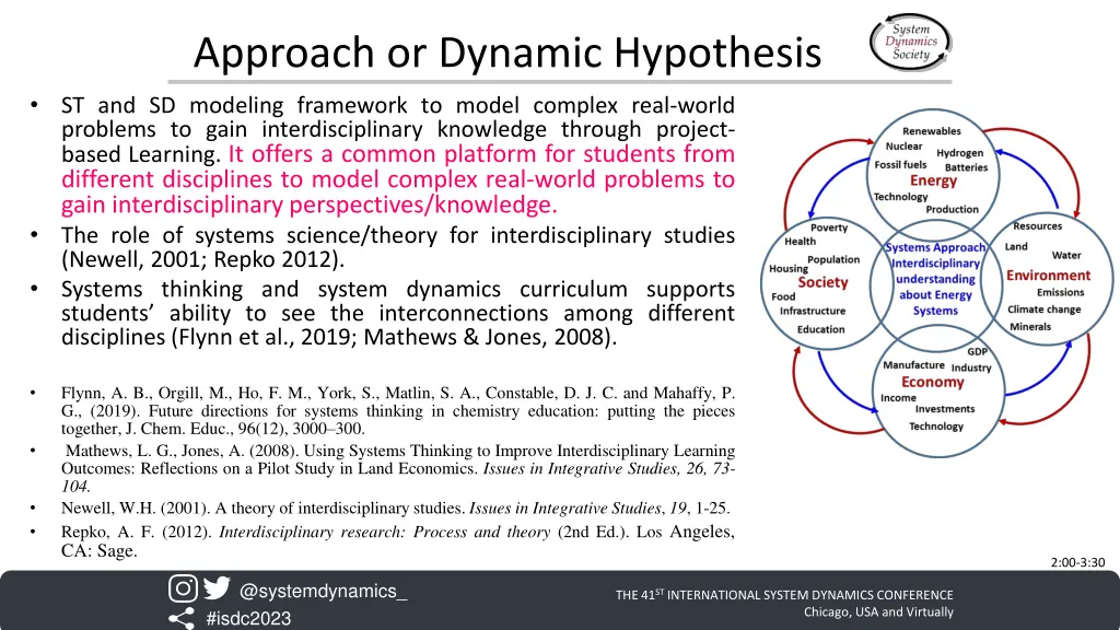 approach or dynamic hypothesis