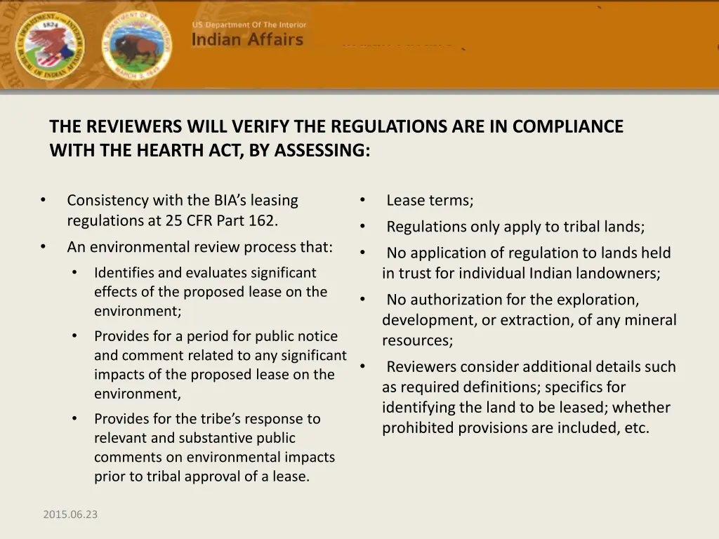 the reviewers will verify the regulations