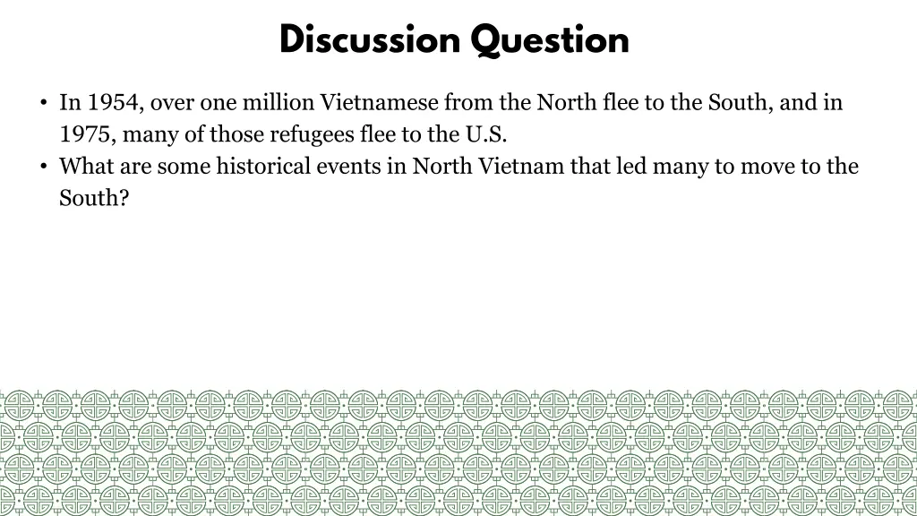 discussion question