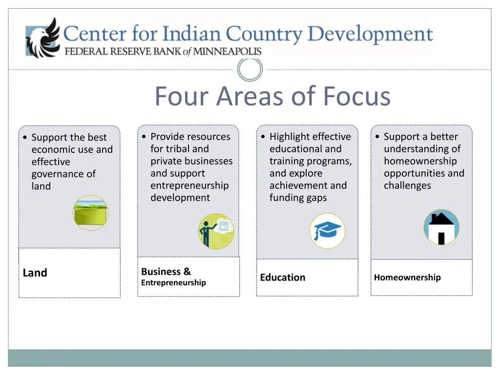 four areas of focus