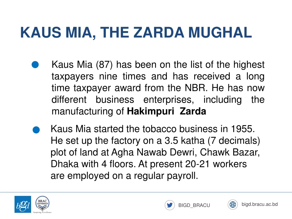 kaus mia the zarda mughal