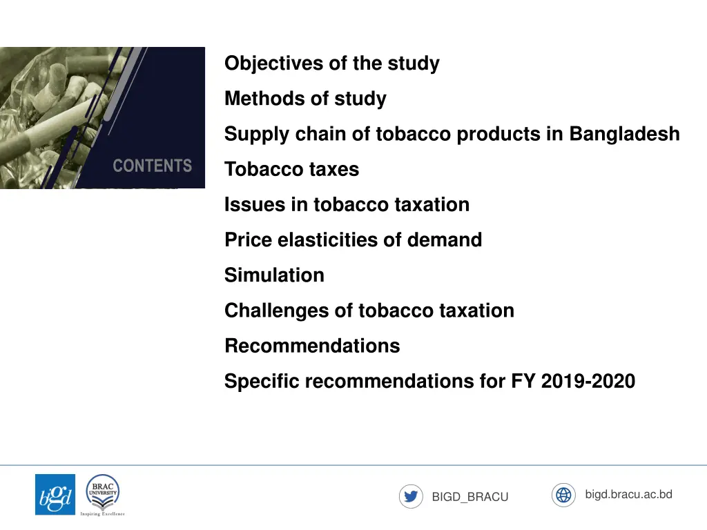 objectives of the study