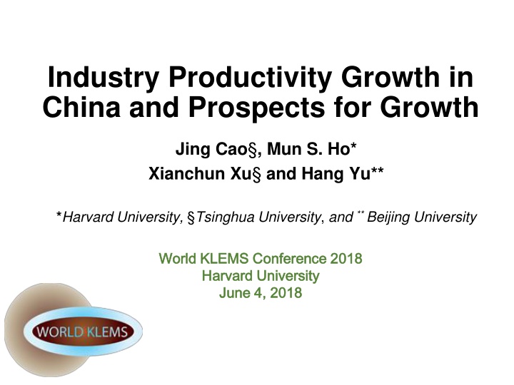 industry productivity growth in china