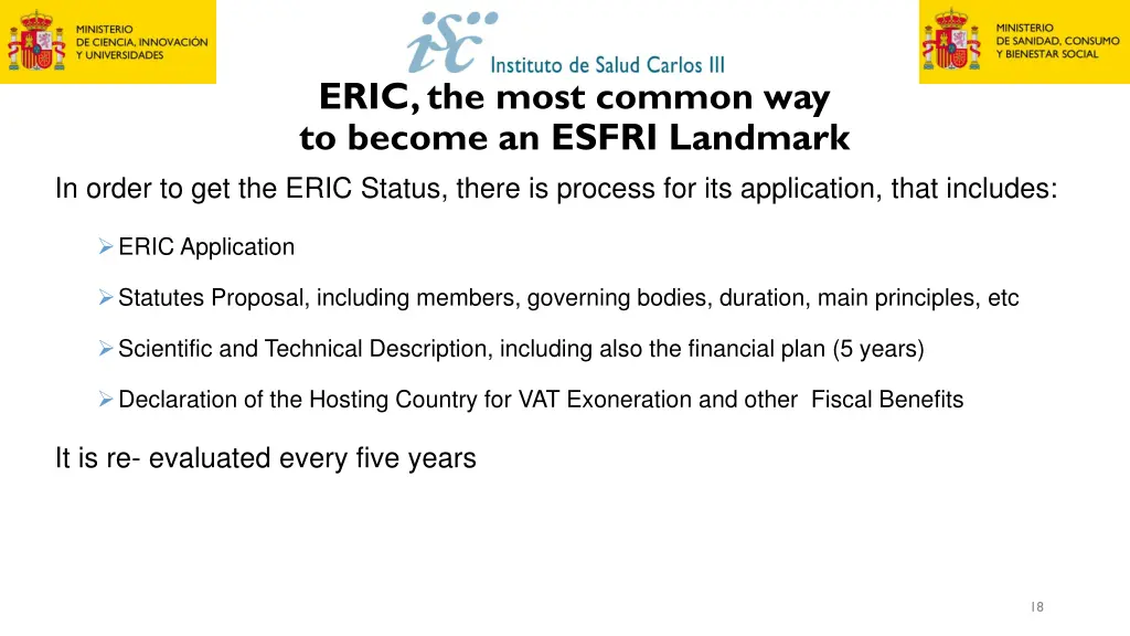 eric the most common way to become an esfri 1