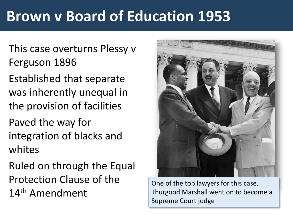 brown v board of education 1953