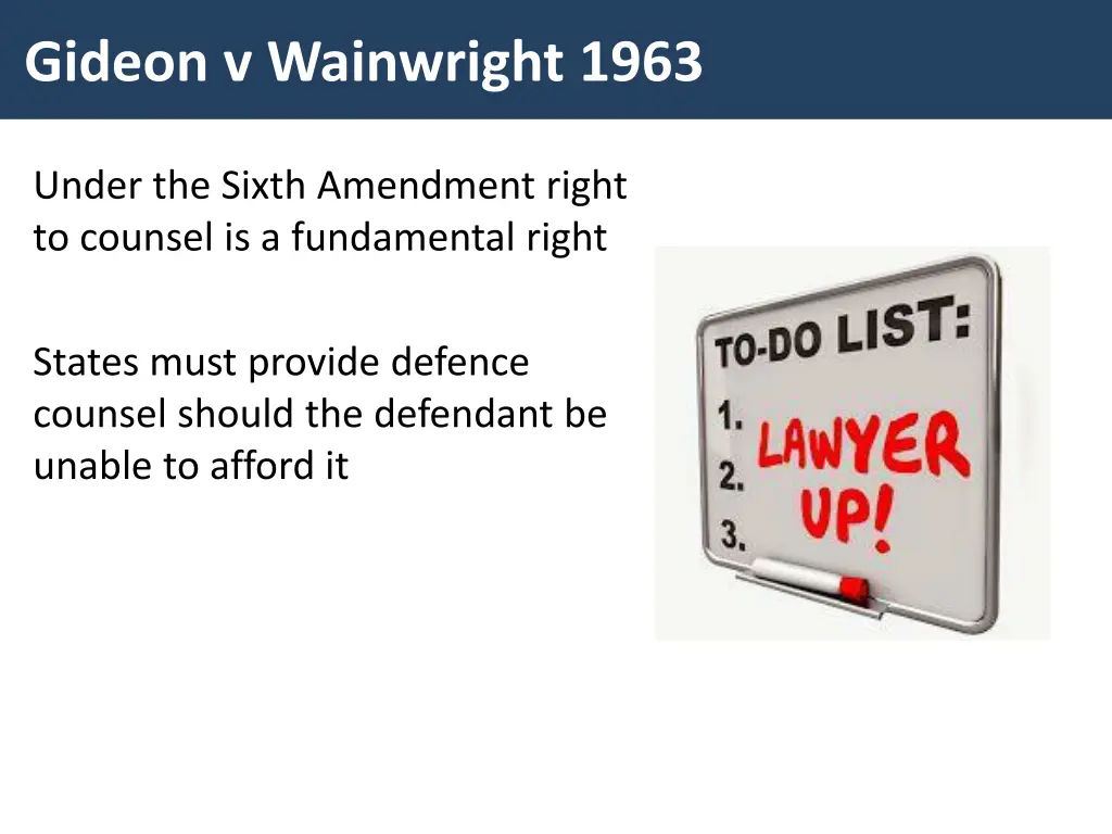 gideon v wainwright 1963