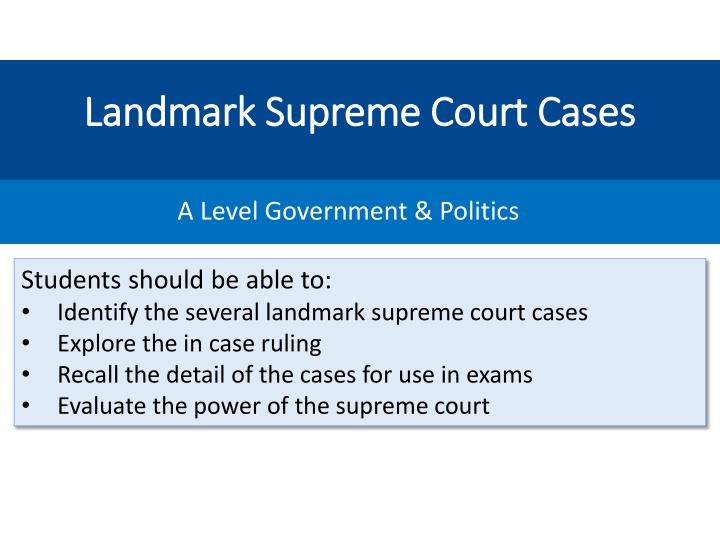 landmark supreme court cases landmark supreme