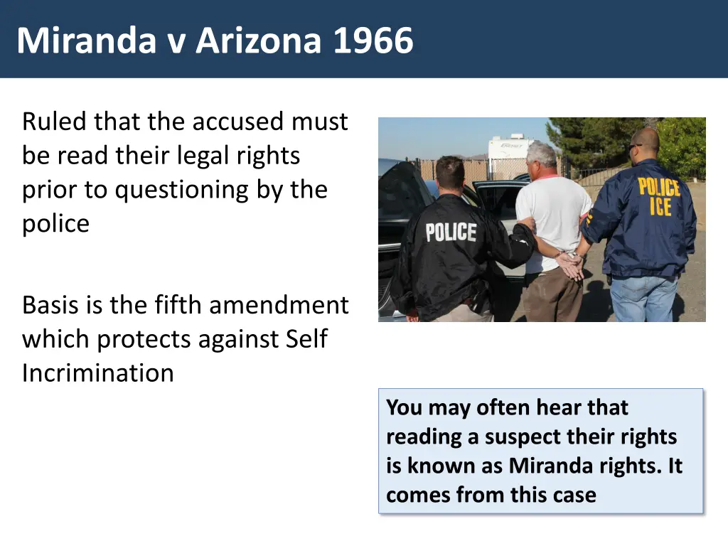 miranda v arizona 1966
