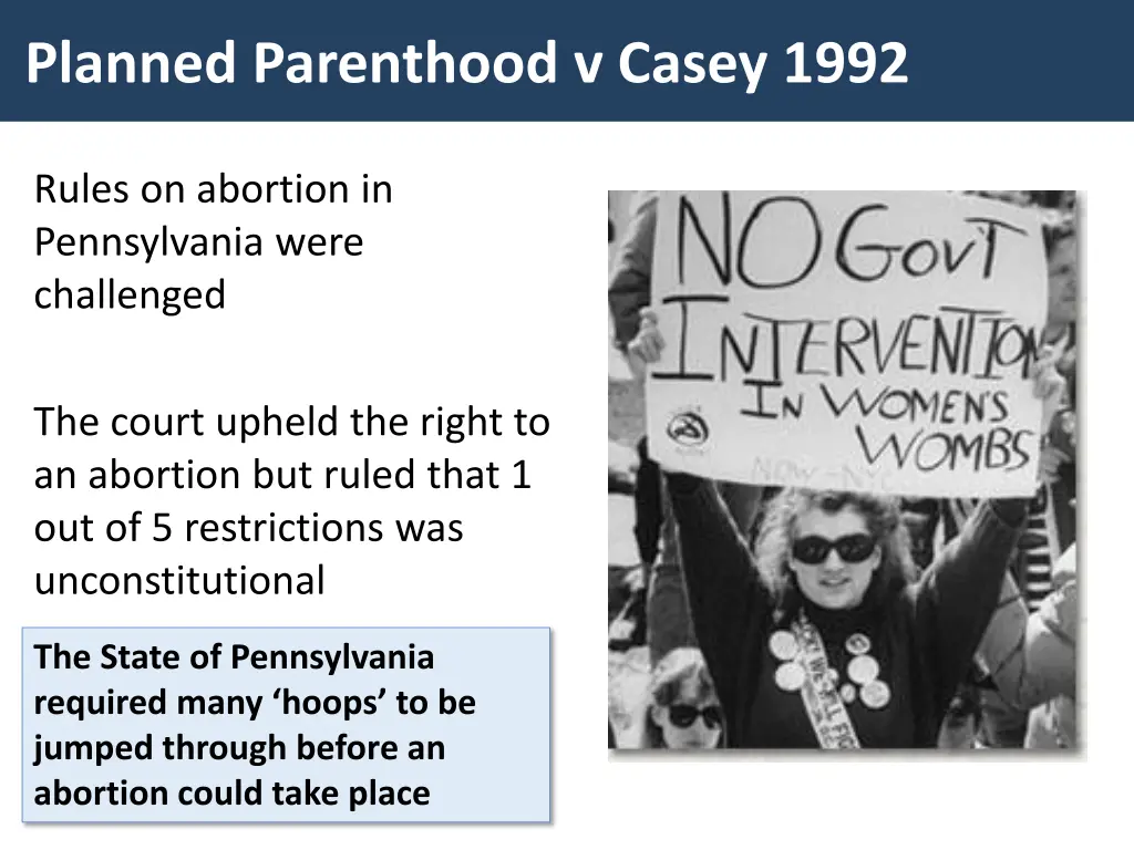 planned parenthood v casey 1992