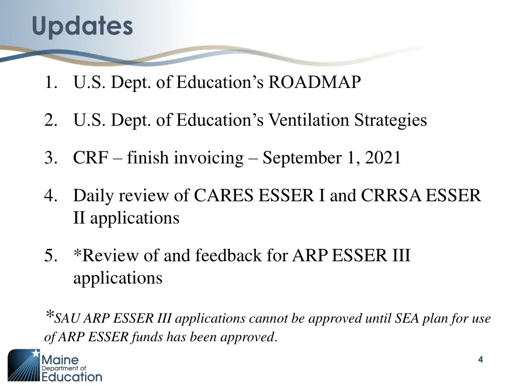 updates