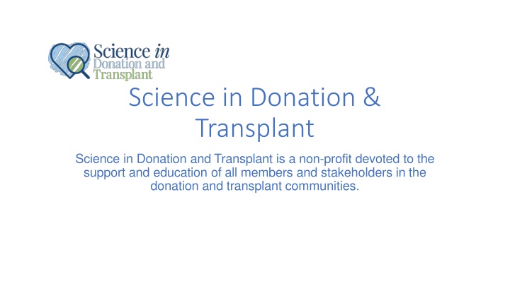 science in donation transplant