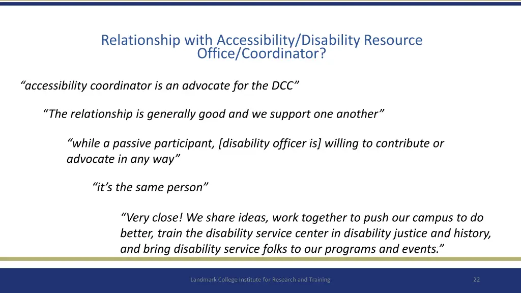 relationship with accessibility disability