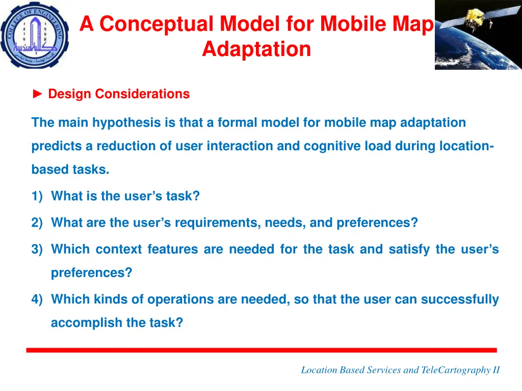 a conceptual model for mobile map adaptation