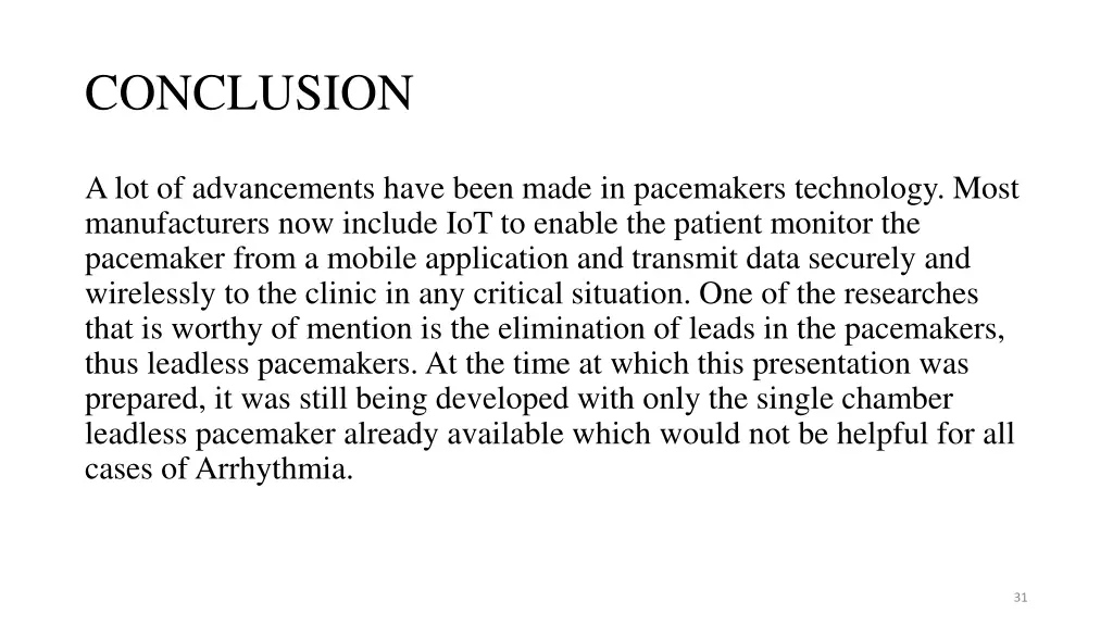 conclusion