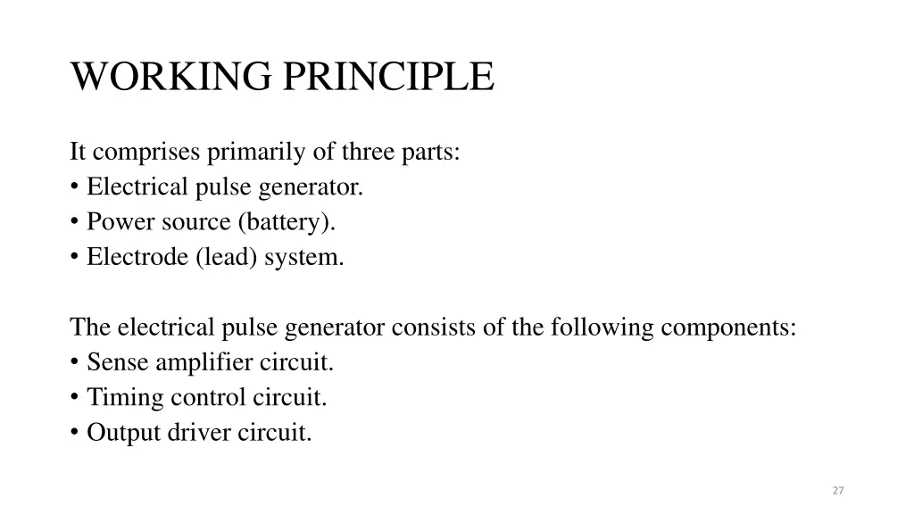 working principle 1