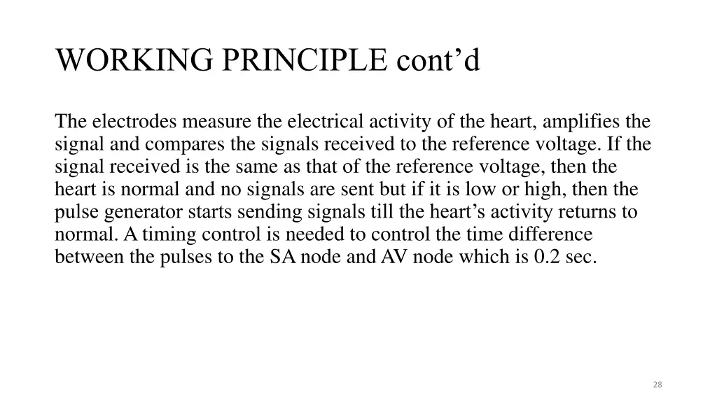 working principle cont d