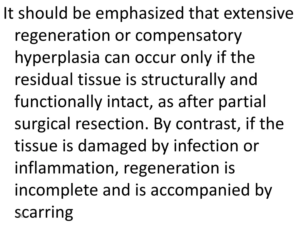 it should be emphasized that extensive