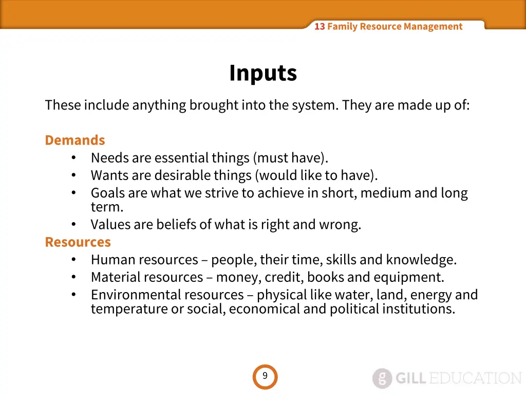 13 family resource management 8