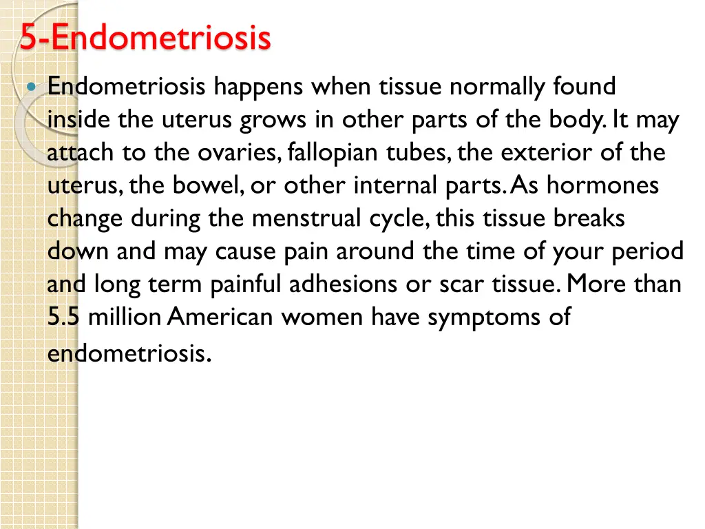 5 endometriosis